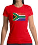 South Africa Grunge Style Flag Womens T-Shirt South Africa Grunge Style Flag Womens T-Shirt