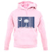 South Carolina  Barcode Style Flag unisex hoodie South Carolina  Barcode Style Flag unisex hoodie