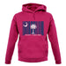 South Carolina  Barcode Style Flag unisex hoodie South Carolina  Barcode Style Flag unisex hoodie