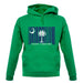 South Carolina  Barcode Style Flag unisex hoodie South Carolina  Barcode Style Flag unisex hoodie