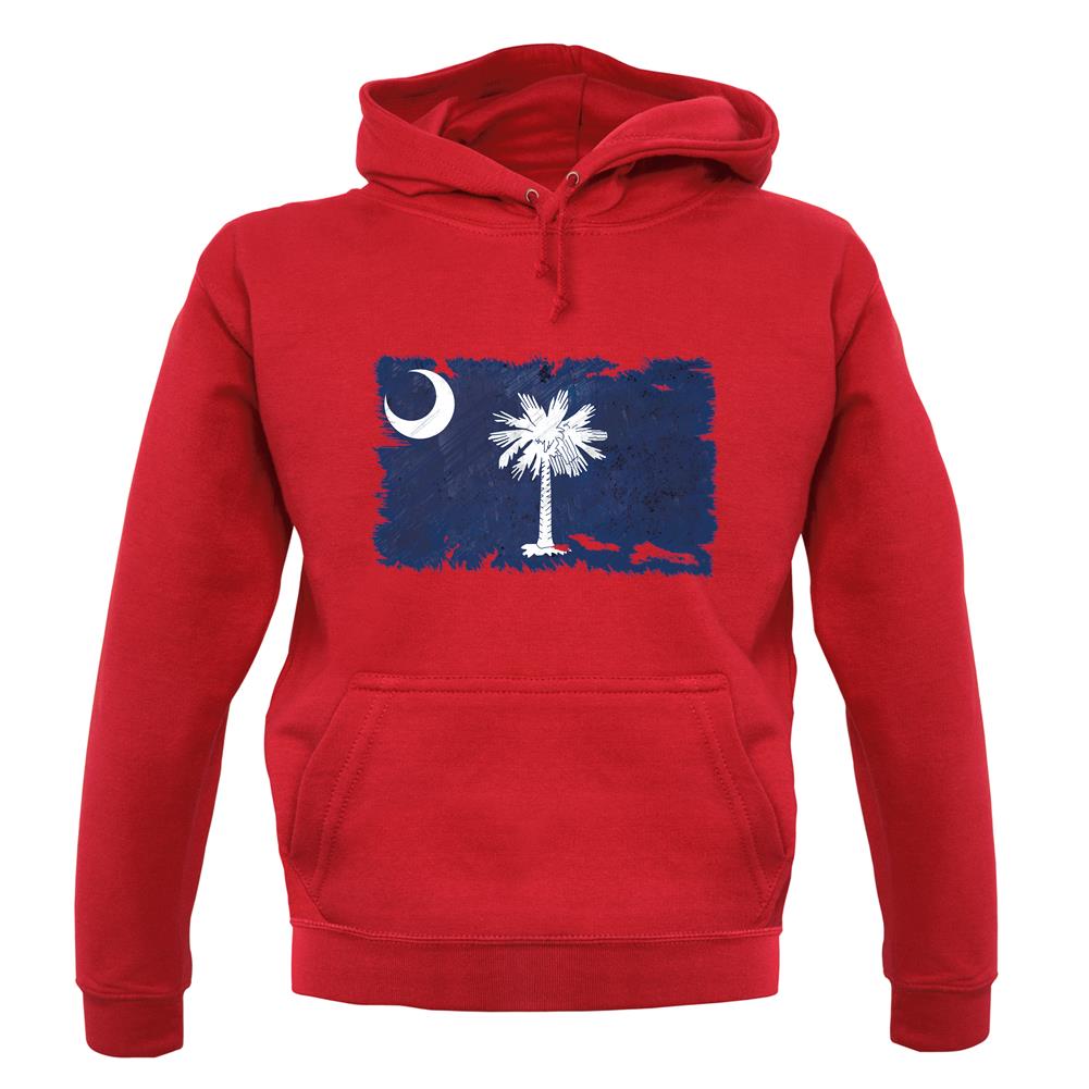 South Carolina Grunge Style Flag unisex hoodie South Carolina Grunge Style Flag unisex hoodie