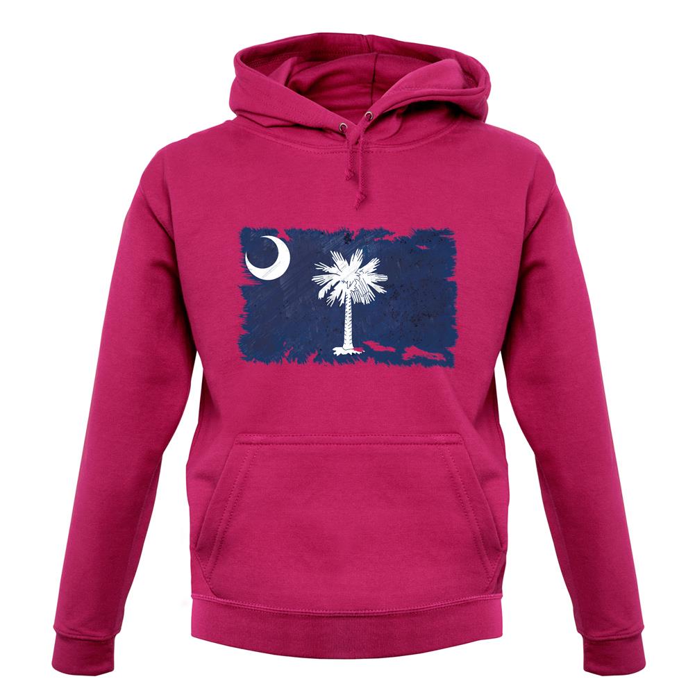 South Carolina Grunge Style Flag unisex hoodie South Carolina Grunge Style Flag unisex hoodie