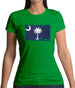 South Carolina Grunge Style Flag Womens T-Shirt South Carolina Grunge Style Flag Womens T-Shirt
