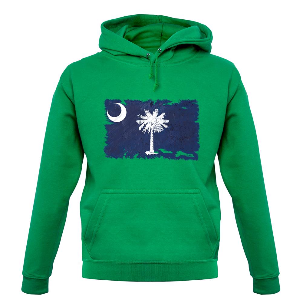 South Carolina Grunge Style Flag unisex hoodie South Carolina Grunge Style Flag unisex hoodie