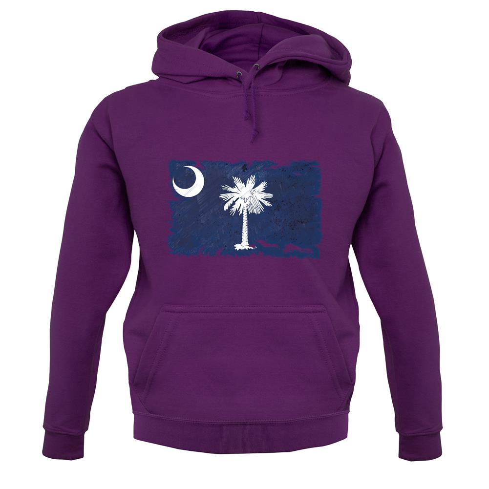 South Carolina Grunge Style Flag unisex hoodie South Carolina Grunge Style Flag unisex hoodie