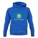South Dakota  Barcode Style Flag unisex hoodie South Dakota  Barcode Style Flag unisex hoodie