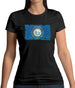 South Dakota Grunge Style Flag Womens T-Shirt South Dakota Grunge Style Flag Womens T-Shirt