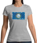 South Dakota Grunge Style Flag Womens T-Shirt South Dakota Grunge Style Flag Womens T-Shirt
