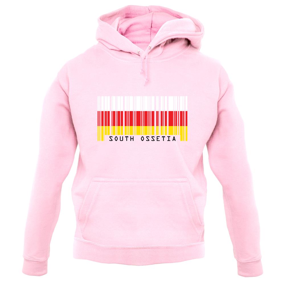 South Ossetia Barcode Style Flag unisex hoodie South Ossetia Barcode Style Flag unisex hoodie