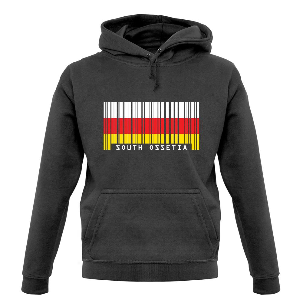 South Ossetia Barcode Style Flag unisex hoodie South Ossetia Barcode Style Flag unisex hoodie