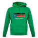 South Sudan  Barcode Style Flag unisex hoodie South Sudan  Barcode Style Flag unisex hoodie