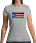 South Sudan Grunge Style Flag Womens T-Shirt South Sudan Grunge Style Flag Womens T-Shirt