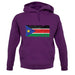 South Sudan Grunge Style Flag unisex hoodie South Sudan Grunge Style Flag unisex hoodie