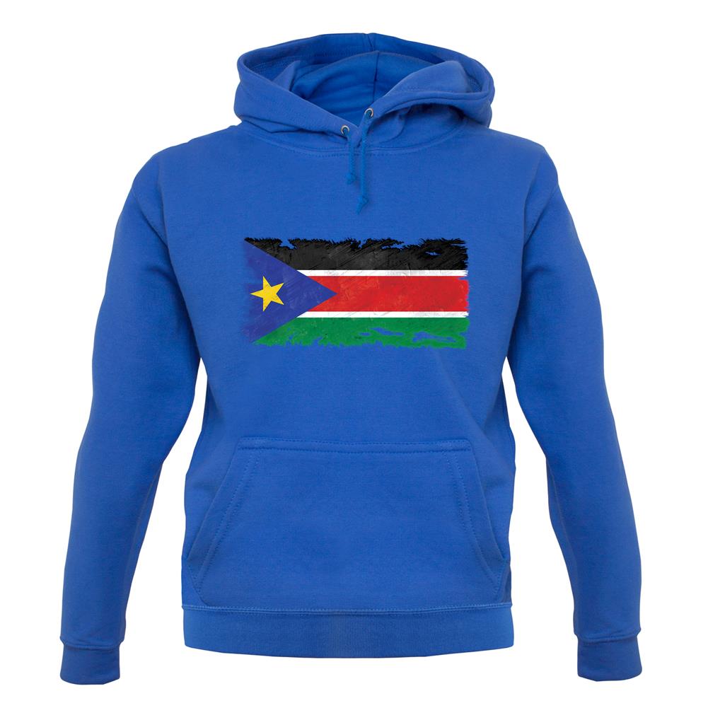 South Sudan Grunge Style Flag unisex hoodie South Sudan Grunge Style Flag unisex hoodie