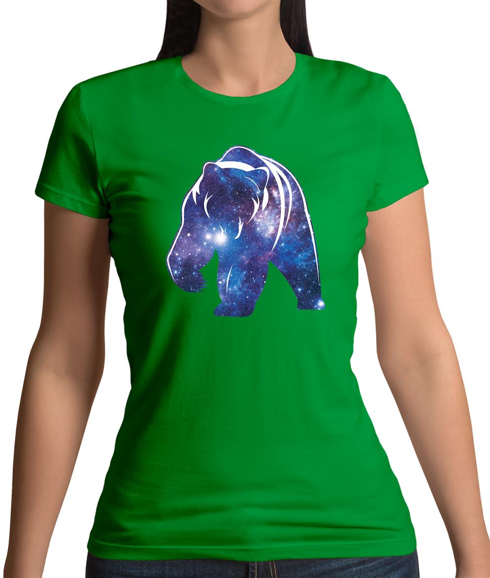 Space Animals - Bear Womens T-Shirt Space Animals - Bear Womens T-Shirt