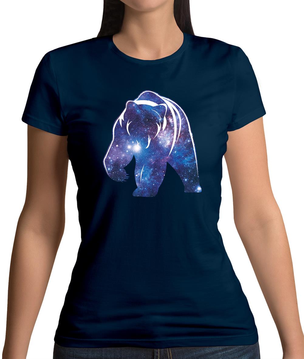 Space Animals - Bear Womens T-Shirt Space Animals - Bear Womens T-Shirt