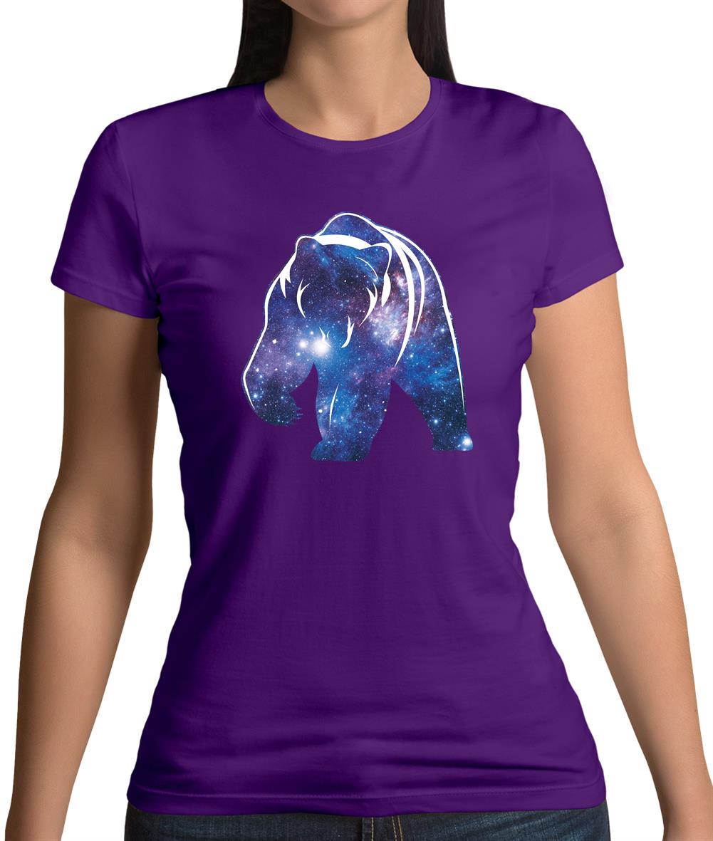 Space Animals - Bear Womens T-Shirt Space Animals - Bear Womens T-Shirt