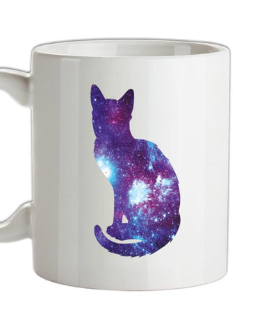 Space Cat Ceramic Mug