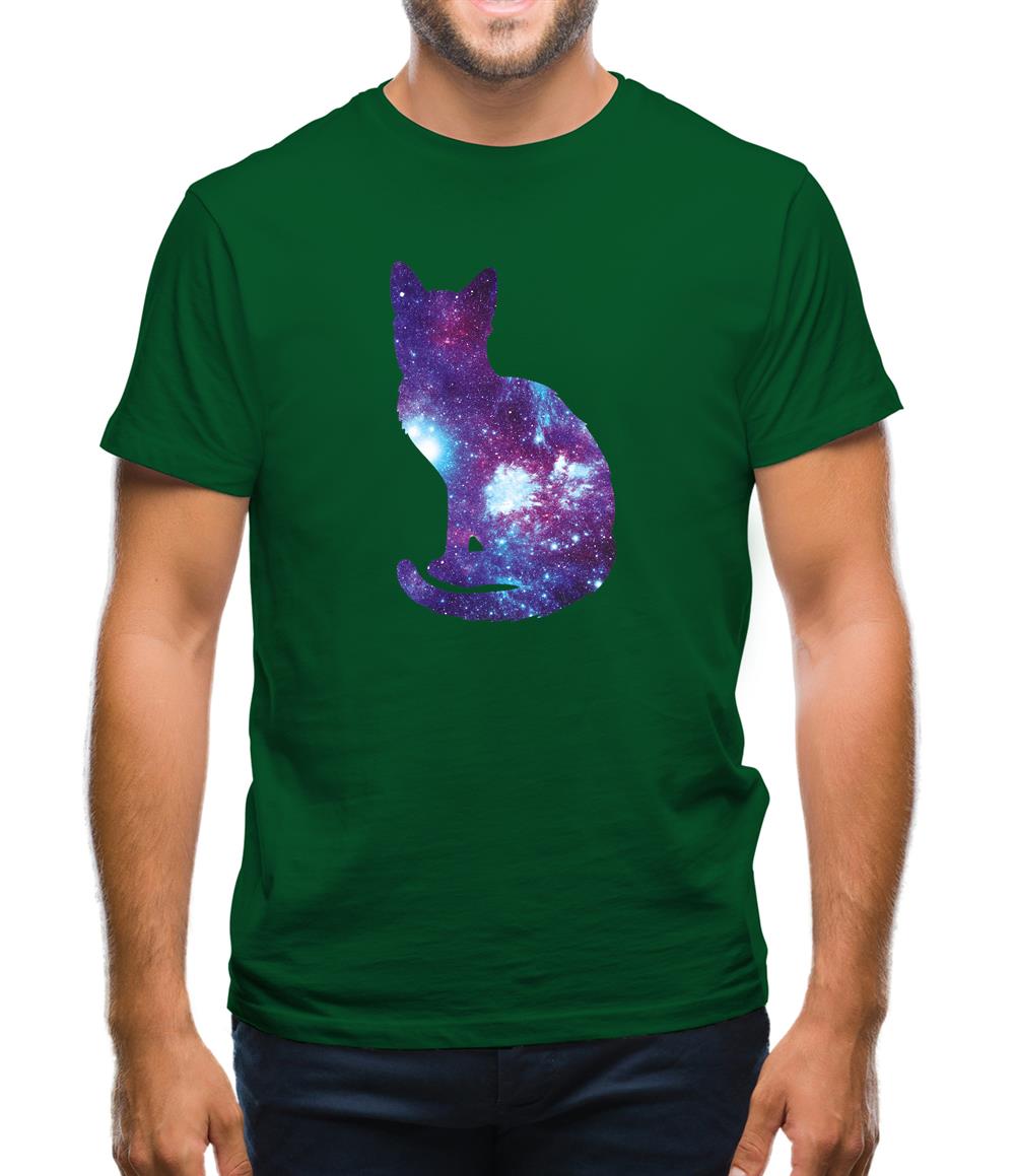 Space Animals - Cat Mens T-Shirt Space Animals - Cat Mens T-Shirt