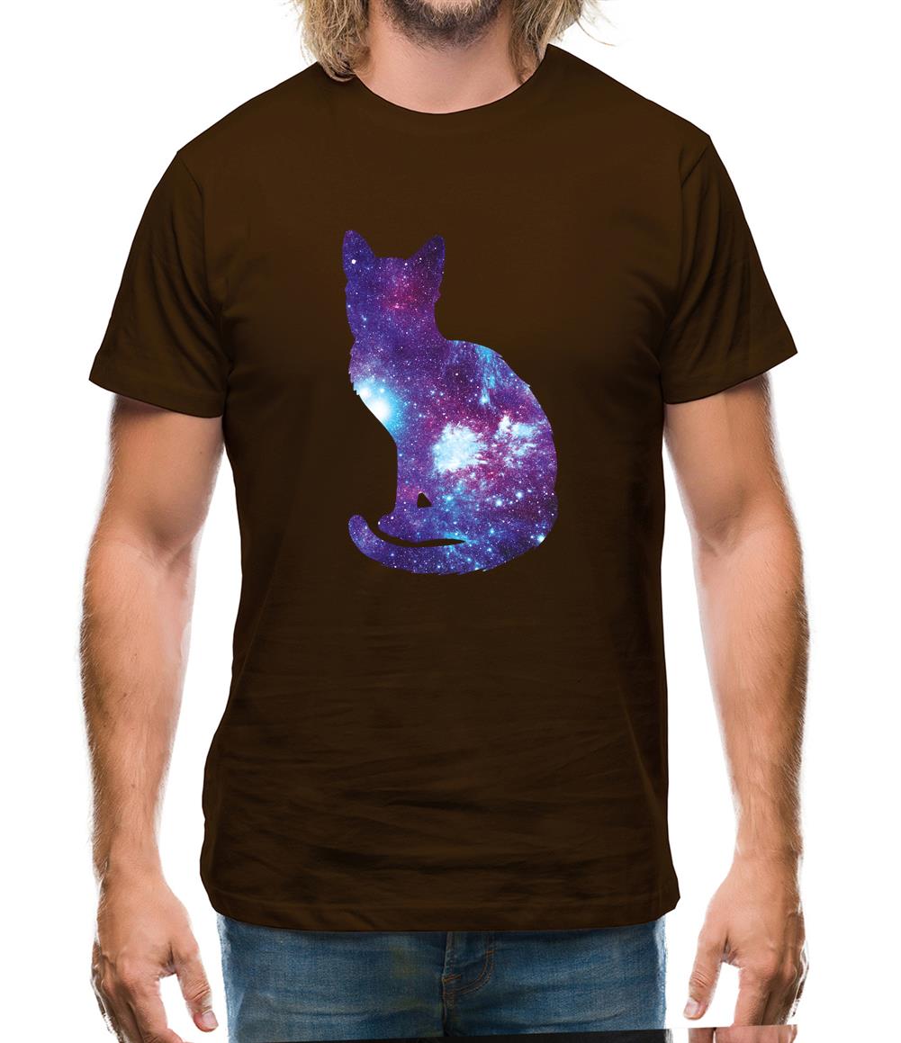Space Animals - Cat Mens T-Shirt Space Animals - Cat Mens T-Shirt