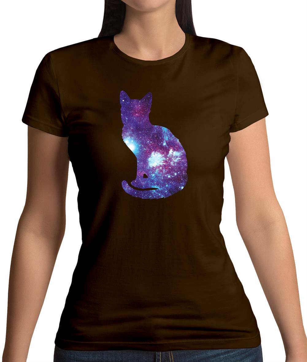 Space Animals - Cat Womens T-Shirt Space Animals - Cat Womens T-Shirt