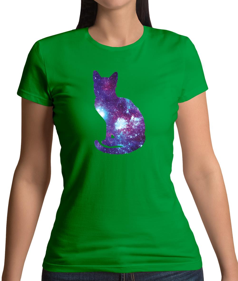 Space Animals - Cat Womens T-Shirt Space Animals - Cat Womens T-Shirt