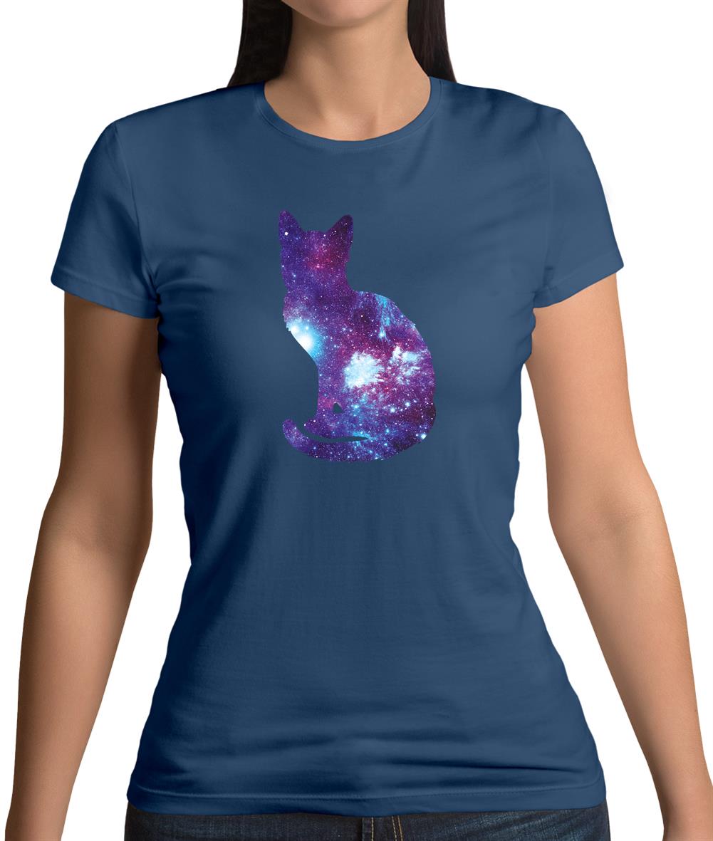 Space Animals - Cat Womens T-Shirt Space Animals - Cat Womens T-Shirt