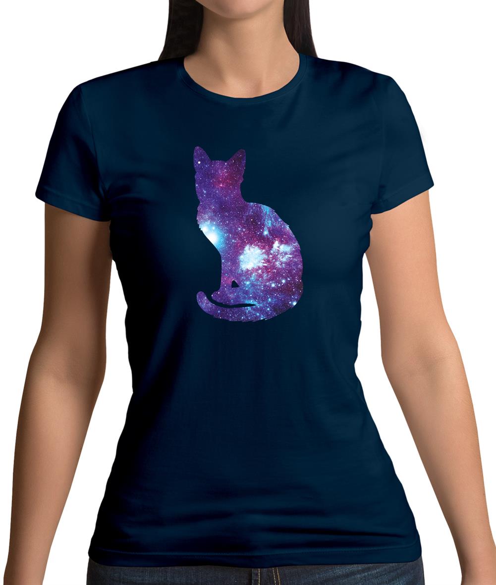 Space Animals - Cat Womens T-Shirt Space Animals - Cat Womens T-Shirt