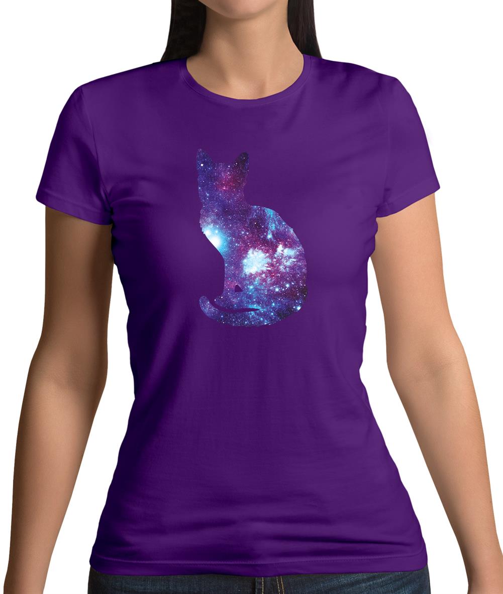 Space Animals - Cat Womens T-Shirt Space Animals - Cat Womens T-Shirt