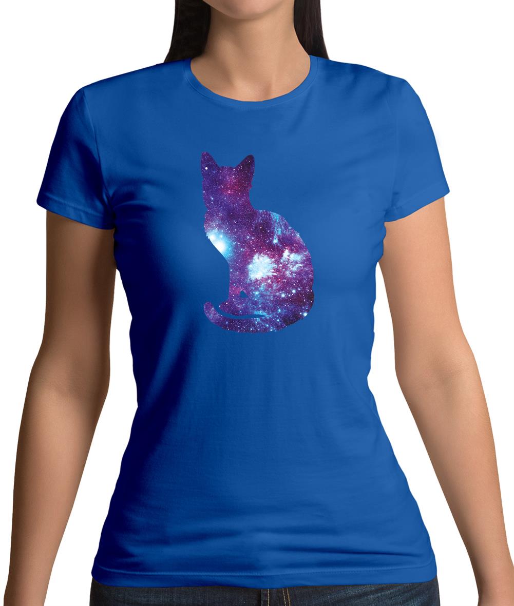 Space Animals - Cat Womens T-Shirt Space Animals - Cat Womens T-Shirt