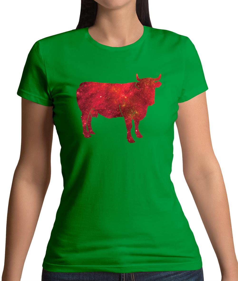 Space Animals - Cow Womens T-Shirt Space Animals - Cow Womens T-Shirt