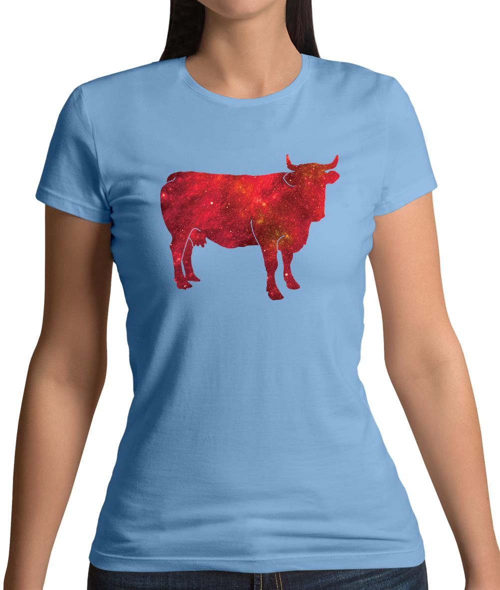 Space Animals - Cow Womens T-Shirt Space Animals - Cow Womens T-Shirt