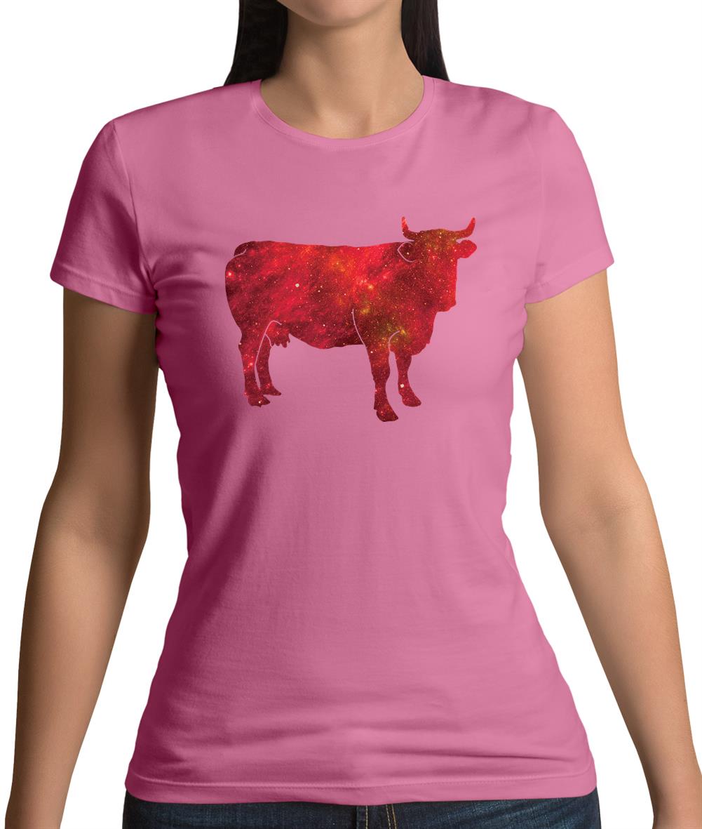 Space Animals - Cow Womens T-Shirt Space Animals - Cow Womens T-Shirt