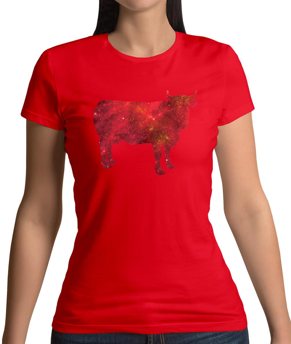Space Animals - Cow Womens T-Shirt Space Animals - Cow Womens T-Shirt