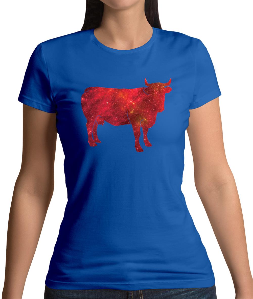 Space Animals - Cow Womens T-Shirt Space Animals - Cow Womens T-Shirt
