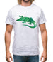 Space Animals - Crocodile Mens T-Shirt Space Animals - Crocodile Mens T-Shirt