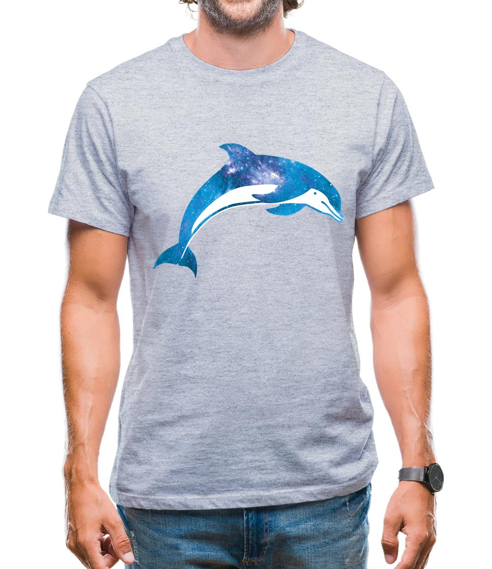 Space Animals - Dolphin Mens T-Shirt Space Animals - Dolphin Mens T-Shirt