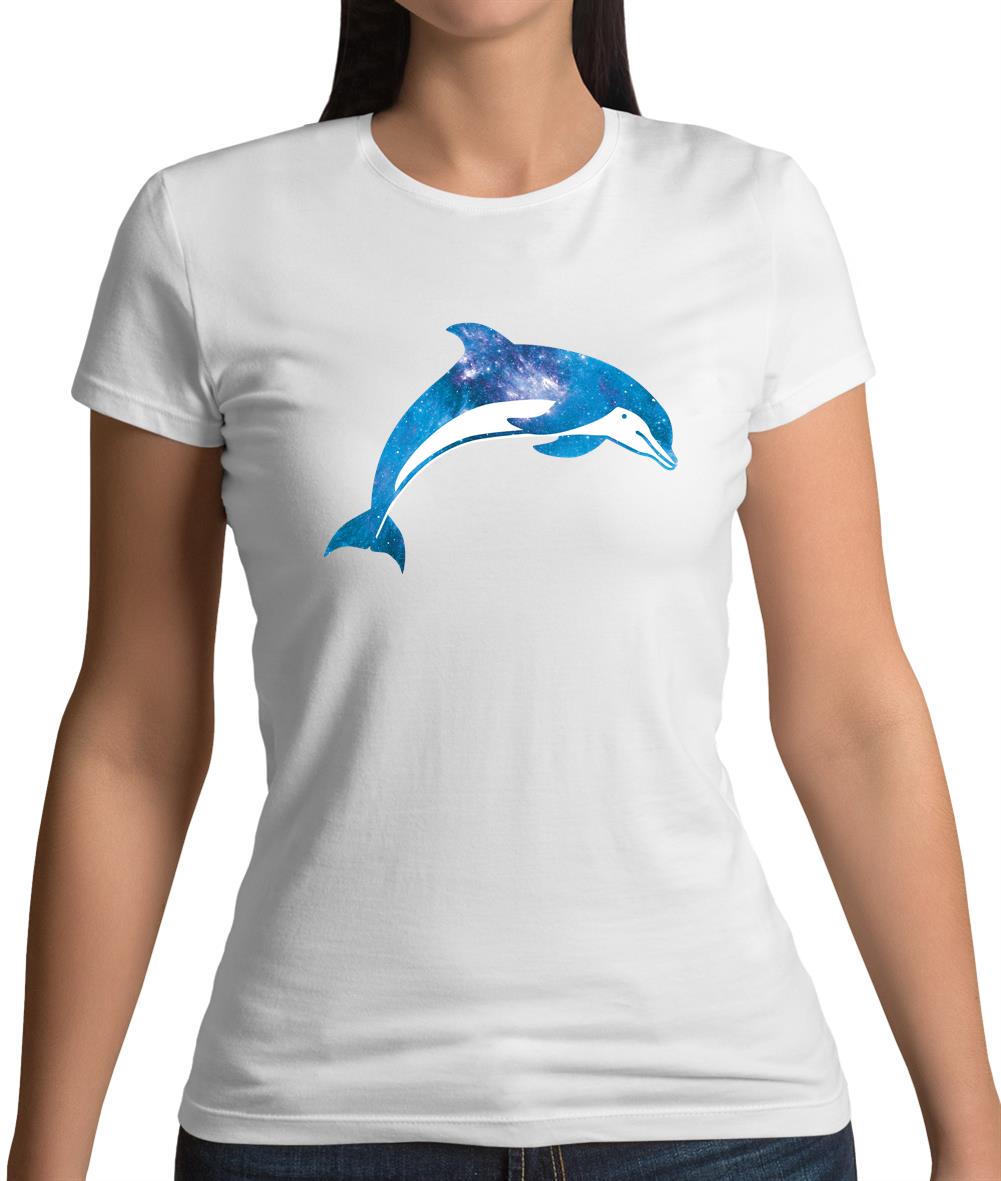 Space Animals - Dolphin Womens T-Shirt Space Animals - Dolphin Womens T-Shirt