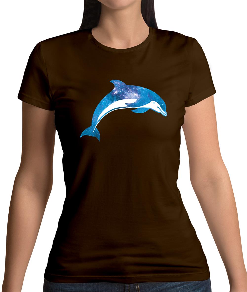 Space Animals - Dolphin Womens T-Shirt Space Animals - Dolphin Womens T-Shirt