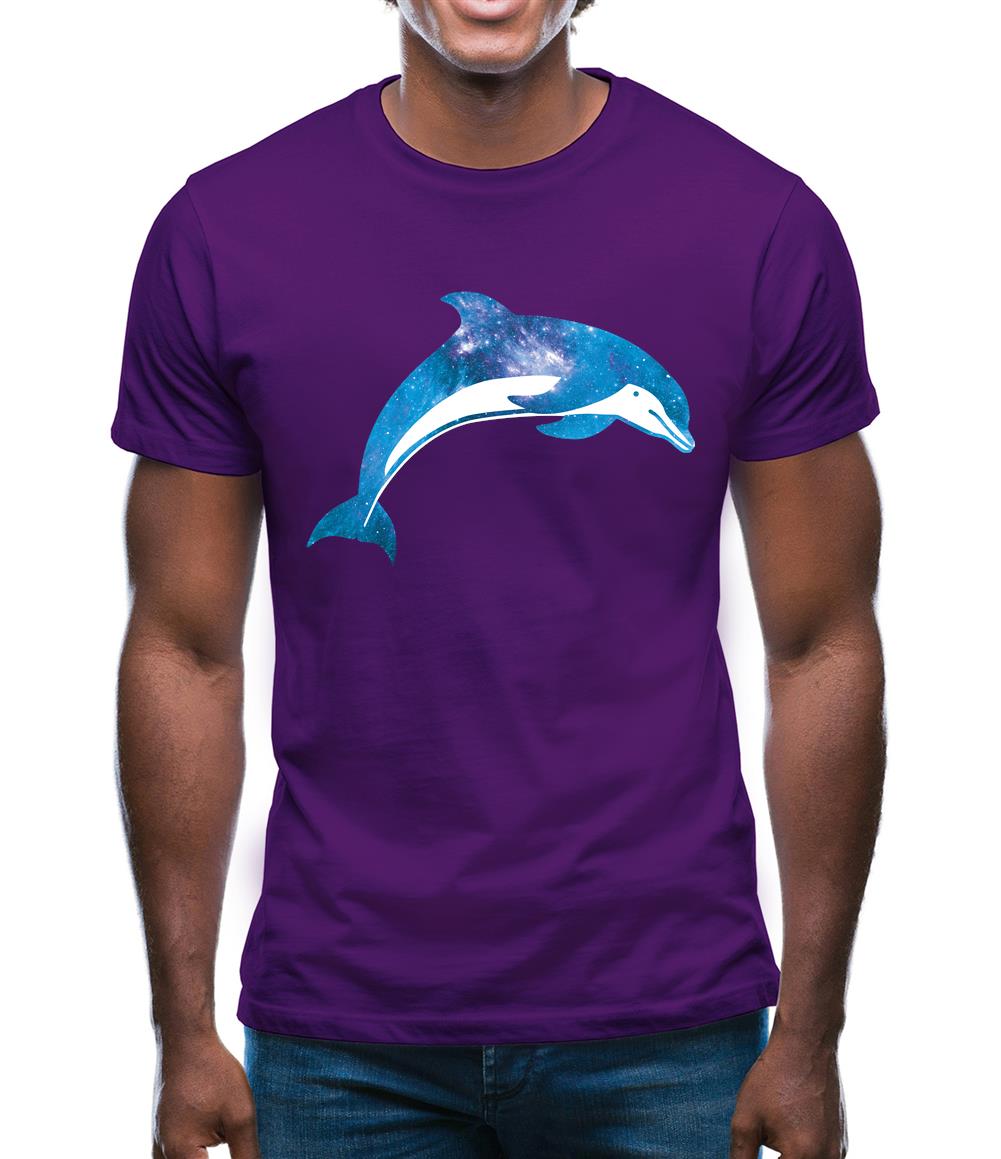 Space Animals - Dolphin Mens T-Shirt Space Animals - Dolphin Mens T-Shirt