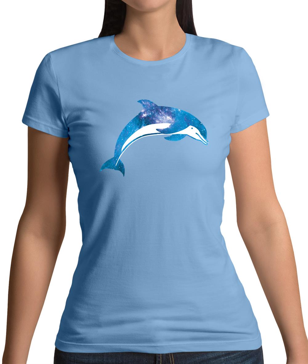 Space Animals - Dolphin Womens T-Shirt Space Animals - Dolphin Womens T-Shirt