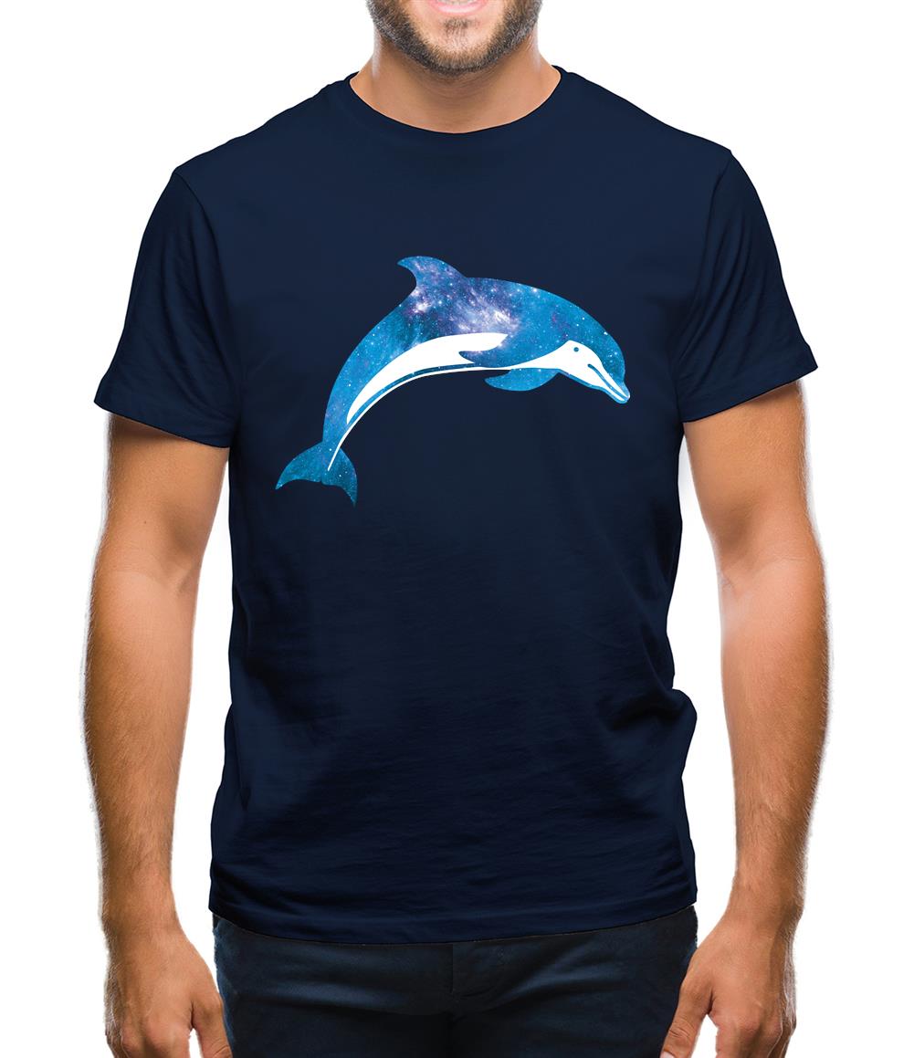 Space Animals - Dolphin Mens T-Shirt Space Animals - Dolphin Mens T-Shirt