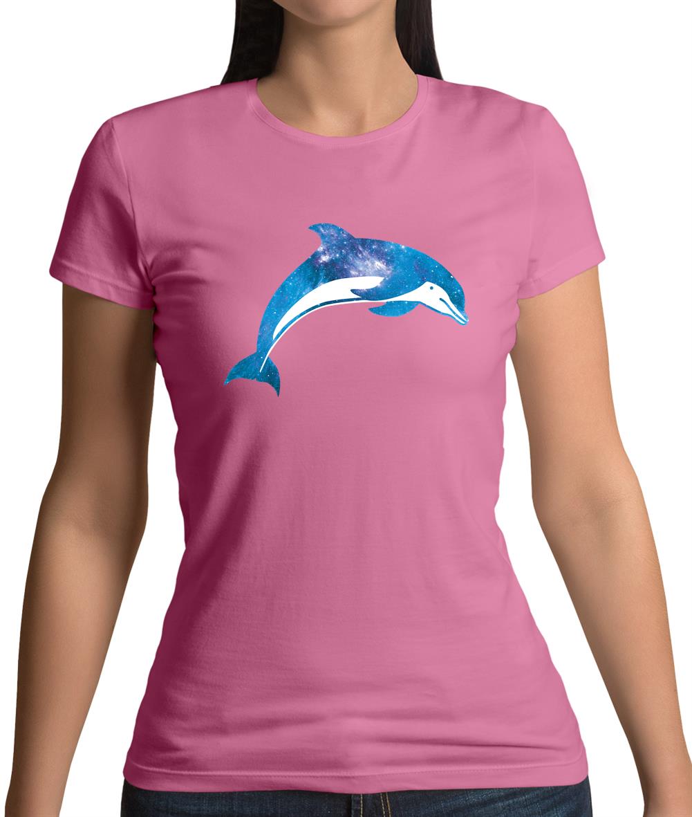 Space Animals - Dolphin Womens T-Shirt Space Animals - Dolphin Womens T-Shirt