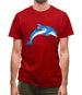 Space Animals - Dolphin Mens T-Shirt Space Animals - Dolphin Mens T-Shirt