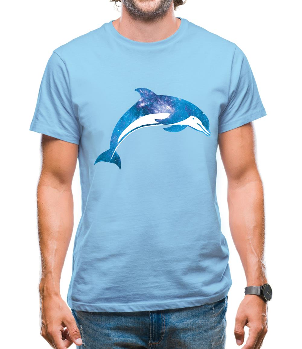 Space Animals - Dolphin Mens T-Shirt Space Animals - Dolphin Mens T-Shirt