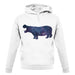 Space Animals - Hippo unisex hoodie Space Animals - Hippo unisex hoodie