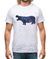 Space Animals - Hippo Mens T-Shirt Space Animals - Hippo Mens T-Shirt