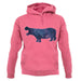 Space Animals - Hippo unisex hoodie Space Animals - Hippo unisex hoodie