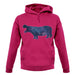 Space Animals - Hippo unisex hoodie Space Animals - Hippo unisex hoodie