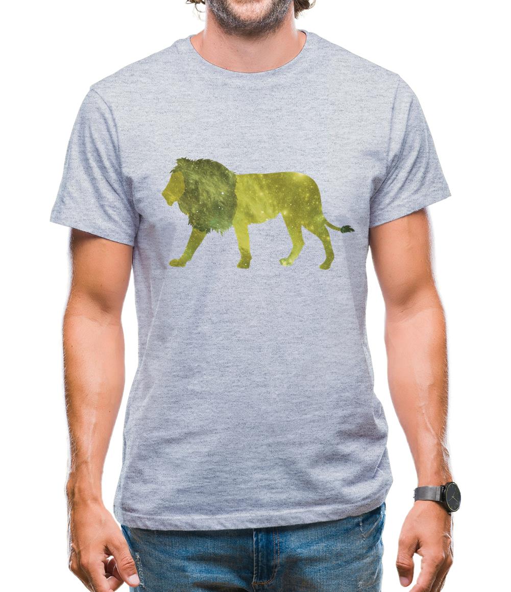 Space Animals - Lion Mens T-Shirt Space Animals - Lion Mens T-Shirt